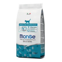 Monge superpremium kitten rich in chicken