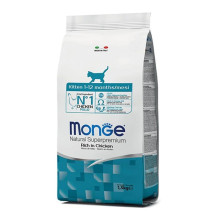 Monge superpremium kitten rich in chicken