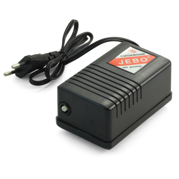 Ұстаз компрессор Jebo 250: аквариумдар үшін идеалды шешім