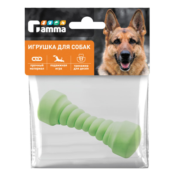 Игрушка из цельнолитой резины "Атлет", 160*50*50мм