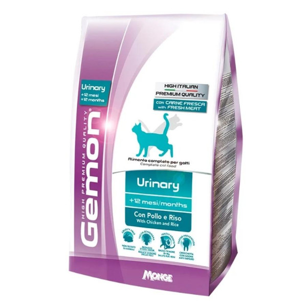 GEMON Urinary with Chiken & Rice - Мойындағы күріс пен жүмісімен толық тамақ, мойнама көтеру үшін