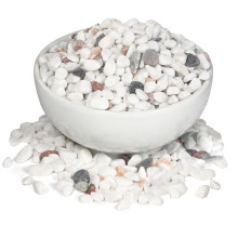 Грунт "Бело-розовый меланж", 3-4мм, 2кг