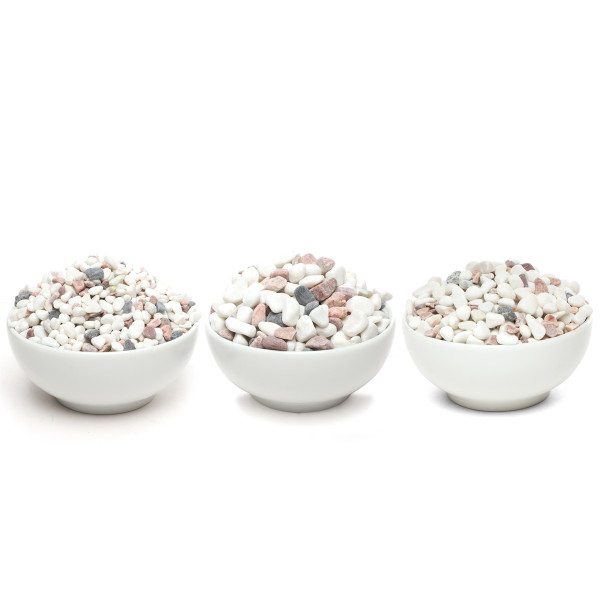 Грунт "Бело-розовый меланж", 3-4мм, 2кг, Laguna