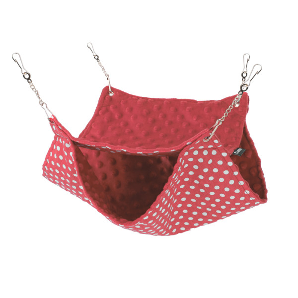 Гамак для мелких животных двухъярусный "Клубника", 350*230*180мм, Gamma