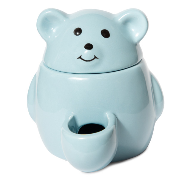 Керамическая кормушка "Мишка" для мелких животных