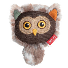 85021 Кішкелер үшін ойыншық Сова интерактивті 11 см, CATCH SCRATCH ECO сериясы, GiGwi