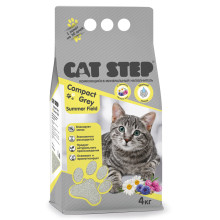 CAT STEP Compact Grey Summer Field, 4 кг