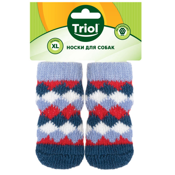 Носки для собак "Ромбы" размер XL от Triol