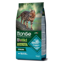 Monge bwild cat grain free tonno con piselli