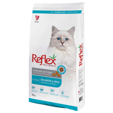 REFLEX STERILISED CAT FOOD SALMON AND RICE для стерилизованных кошек с лососем и рисом 10 кг