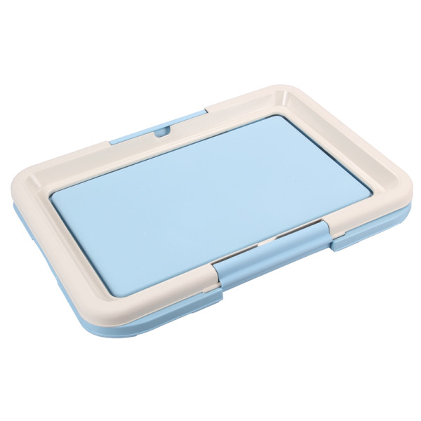 Туалет для собак Интерьер S, голубой/белый, 470*340*40мм, серия HYGIENE: стильный и удобный