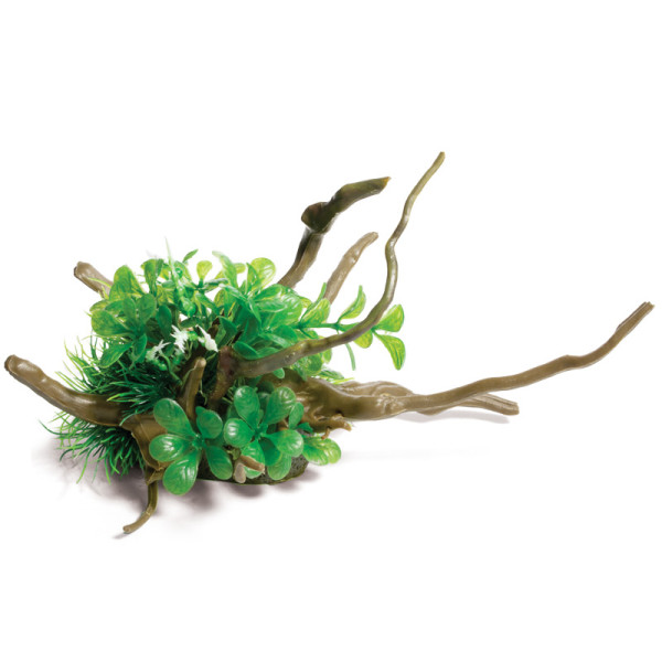 Грот Коряга с растениями M, 270*170*130мм, Laguna