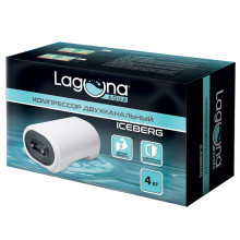 Компрессор YE-922, 4Вт, 2*210л/ч, 145*70*58, серия ICEBERG, Laguna