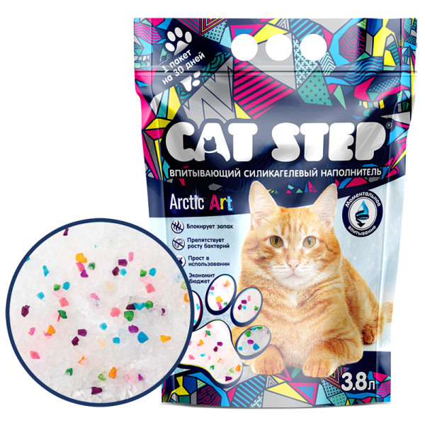 Арктикалық силикагелді толтырғыш CAT STEP Arctic Art, 3,8 л