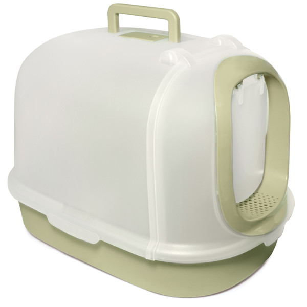 Кішкелер үшін жабық "Гигант" туалет (таспа қосылған), зөмбек, 600*420*420мм, HYGIENE сериясы, Triol