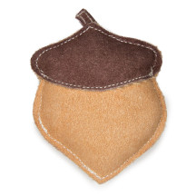 Игрушка для собак из натуральной кожи Жёлудь, 110*90мм, серия NATURAL, Triol