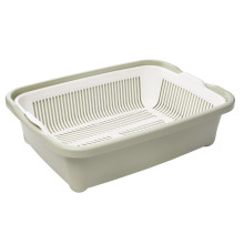 Туалет для кошек высокий с сеткой "Дюна", оливковый 420*320*125мм,