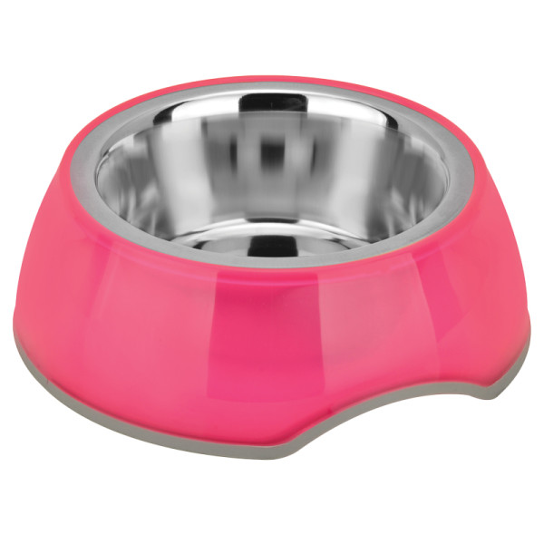 Металлическая миска Triol на подставке из термопластичной резины, 0,4л