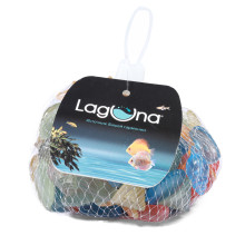 Ракушки светящиеся пластиковые, разноцветные, (сетка 100шт)