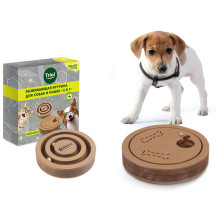 Игрушка развивающая для собак и кошек 2 в 1, d200*40мм, серия SMART TOYS