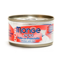 Monge natural chunks chicken & ham