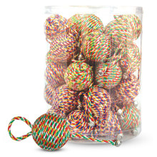 Игрушка для кошек "Шарик с петлей", d50мм (туба 42шт.)