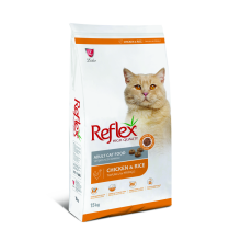 REFLEX ADULT CAT FOOD CHICKEN AND RICE для кошек с курицей и рисом 15 кг