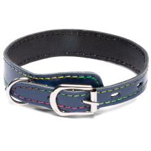 Ошейник-мини двойной с расширением кожаный, 10*250мм