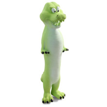 Крокодил латекс материалынан қалыптасқан, 240мм өлшемінде Triol компаниясының итке үшін ойыншықты.