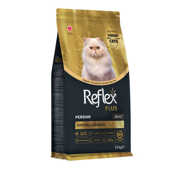 Питание для Персидской кошки: REFLEX PLUS HYPOALLERGENIC 1.5 кг