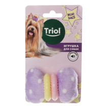 Кішкене породаға арналған көкірек "Бантик" тойғыш, 80мм, MINI DOGS сериясы, Triol