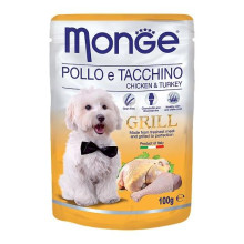 Monge grill pouch pollo e tacchino