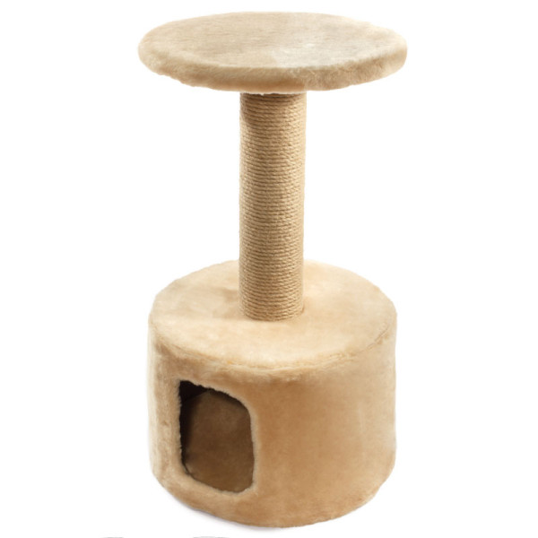 Игровой комплекс для кошек круглый однотонный, 360*360*680мм, Gamma