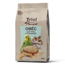 Корм для птиц и грызунов овёс, 450г, Triol Original