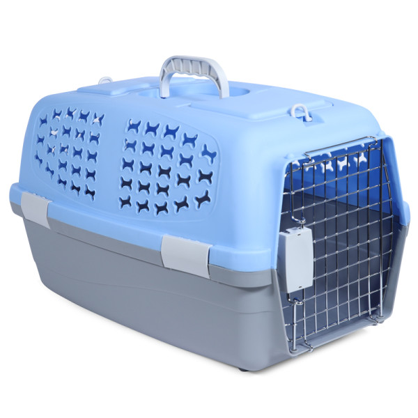 Переноска для животных "Косточки" М с металлической дверцей: удобство и безопасность для вашего питомца