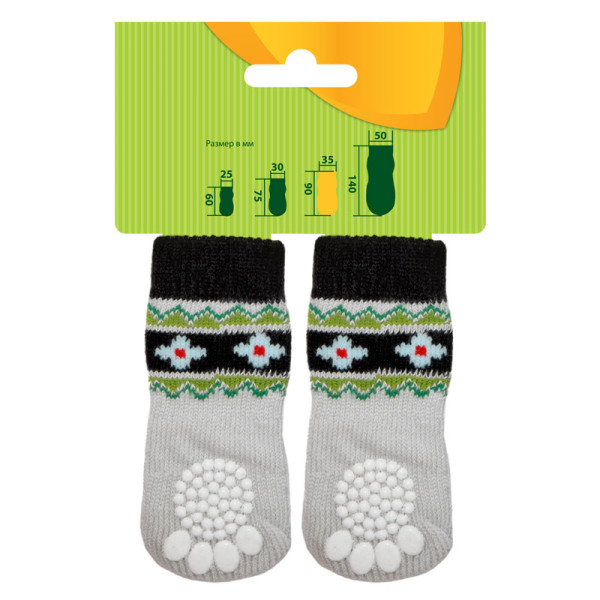 Носки для собак "Цветы" размер L от Triol