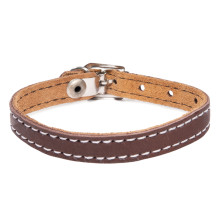 TRIOL ошейник кожаный двойной