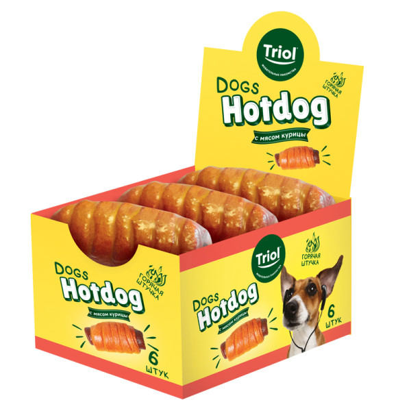 FUN FOOD Хот дог, 70г (шоу-бокс 6шт.): сіздің құрбаныз үшін таңдаулы радость!