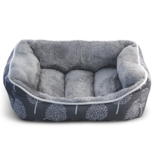 Лежанка прямоугольная Сказочный лес M, серая, 620*530*240мм