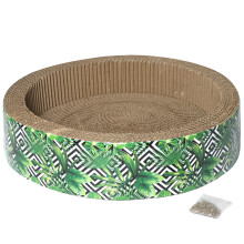 Ғофра картоннан жасалған Когтеточка-лежанка Оазис