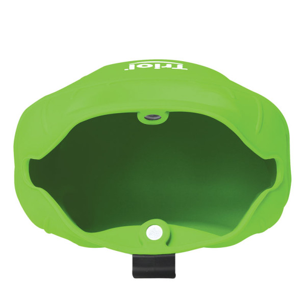 Силиконовая сумка "Фитнес" для лакомств Triol, зеленая, 130*105мм