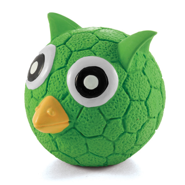 Латексовая игрушка "Совенок-мяч" для собак от Triol, 90мм