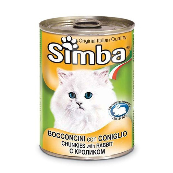 Simba Chunkies with Rabbit - полноценный сбалансированный корм с кусочками кролика
