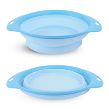 Миска силиконовая складная малая, 0,5л, 225*185*50мм, Triol