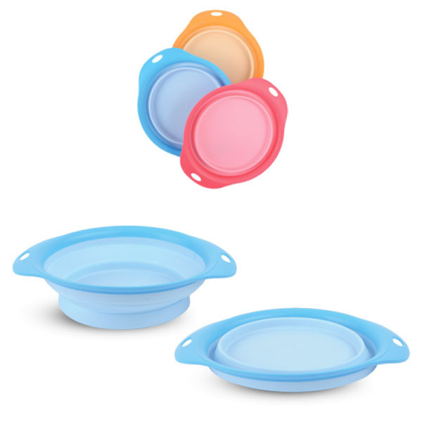 Силиконовая складная миска Triol объемом 0,5л