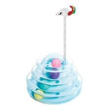 Игрушка развивающая для кошек Пирамида, d250*160/360мм, серия SMART TOYS