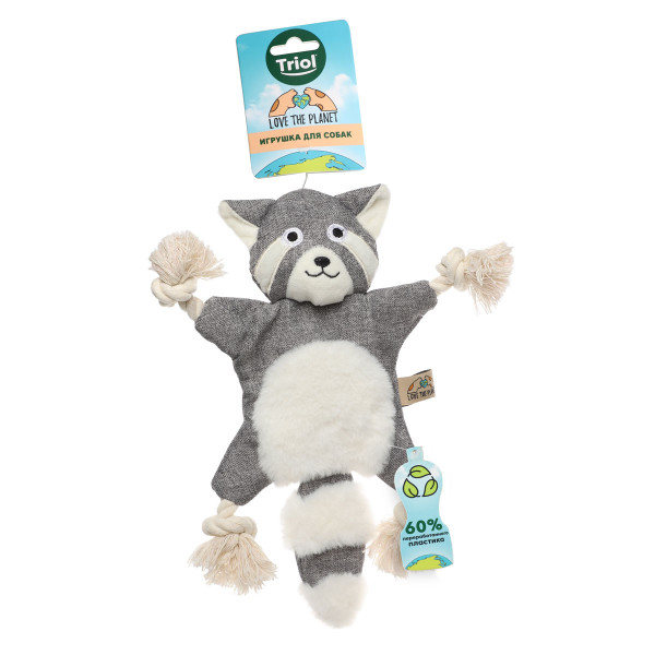 Мягкая игрушка для собак "Манул" из серии LOVE THE PLANET, Triol
