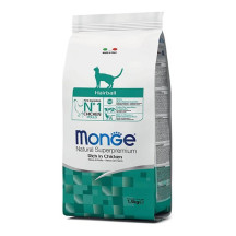 Monge superpremium cat hairball rich in chicken