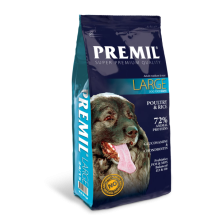 Premil large super premium 3 вида птицы, тунец 2.5 kg