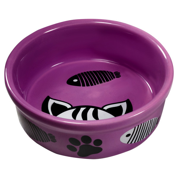 Керамическая миска "Котофей" от Triol, 0,25л